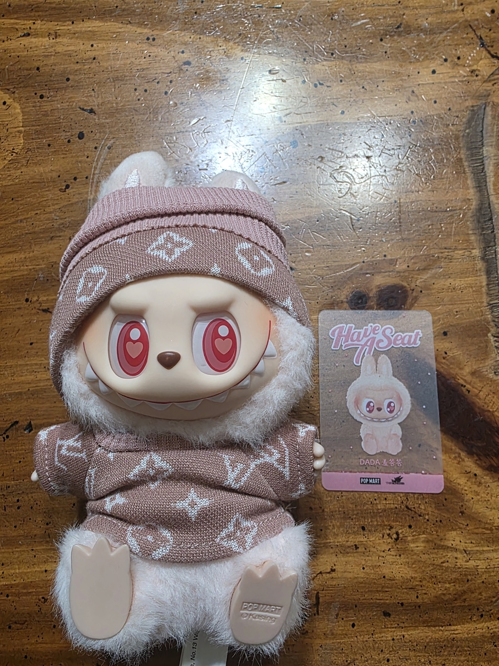 Pop Mart Have A Seat Labubu With Clothes